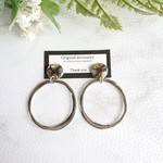 再販♡シルバー サークル イヤリング/ピアス