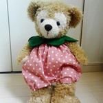 ダッフィー　Sサイズ　苺のコスチューム　ピンク　いちご　イチゴ　衣装　洋服