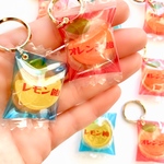 ジューシー？！オレンジ飴のキーリング