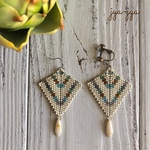 Dagger beads earrings ＊  1308
