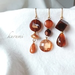 3点セット▸︎▹︎アシメ❁︎ピアス＆イヤリング