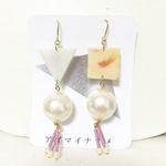 ビッグパールピアス#02
