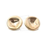 ERG-1006-MG【2個入り】ハンマードラウンドピアス/Hammered Round Post Earrings