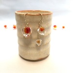 鬼灯アシンメトリーピアス / ファイヤーカラー