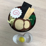〈送料込み〉受注制作　フェルト おままごと ラーメン たまご 卵