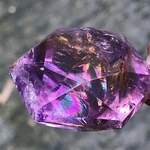 安い 天然石 虹入り アメトリン 星 ネックレス