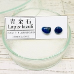 ✴︎鉱物標本✴︎ ラピスラズリのピアス a