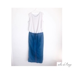 no.422 - jeans remake tight skirt