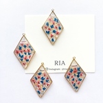 ♢flowerlace×gold ピアス/イヤリング♢