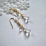 再販♡ 溢れ落ちる雫のピアス/イヤリング