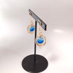 まるでﾋﾟｱｽ🌏オーシャン青い地球  (14kgf・特許取得 金具部分) ✨痛くない！ 挟むだけ！のｽﾄﾚｽﾌﾘｰｲﾔﾘﾝｸﾞ✨ｲﾔｰｶﾌ✨