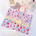 Wフリルのゆめかわいいレッスンバッグ