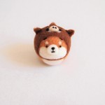 ～am16663様専用ページ～まゆ柴犬なりきりうり坊(単品)　羊毛フェルト
