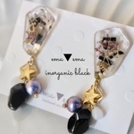 inorganic blackシリーズ(ピアス/イヤリング)