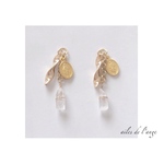 no.425 - crystal  ＊ maria  gold chain pi/ea