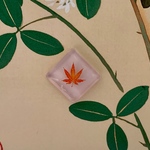 紅葉（S)　　帯留め　ブローチ