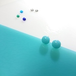 ティファニーブルーのピアス