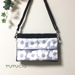 tissueサコッシュ(BOXティッシュ入れ付き♡BLOOMING)    