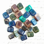 ■秋色■25個入■15-20mm■ヴィンテージボタン　(カラーミックス2)　0805