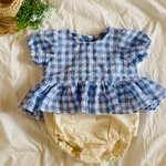 ベビー服☆ ペプラム風ロンパース 80サイズ