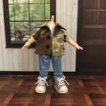 【オビツ11】ダメージジーンズとシャツセット