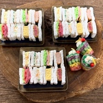 【SALE】8種類サンドイッチプレート＋カップサラダ