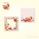 【Sweet apple-teddy bear-】メモ紙セット