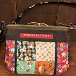 マイリトルテイラー パッチワーク 浮足がま口ショルダーバッグ 