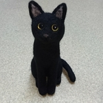 オーダー品羊毛フェルト 黒猫ちゃん🐱