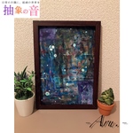原画『心象風景-青-』額縁付き