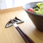  山の箸置き（雪溶け）