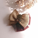 Burlap  ヘアクリップ 