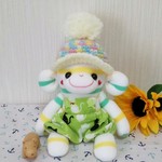 ソックモンキー　ぽんぽんキャップもん③