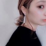 シンプル✧︎シルバーペイント柄