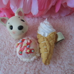 アイスのヘアクリップ♡5cm