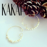 Love pearl loop pierce (NO.773) 