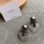 シルバーラウンドピアス