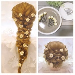    ヘッドドレス★ウエディング★ナチュラル★ガーデン★結婚式★花嫁★卒業式★ヘアアクセサリー★ヘアドレス★ヘッドパーツ★成人式