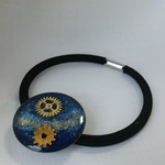 宇宙と歯車のヘアゴム