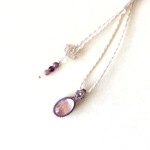 クンツァイト macramé ペンダント