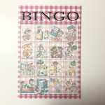  デザインメモ♡レトロアニマル  BINGOメモ   バラ２０枚セット     
