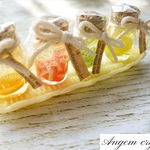 SALE:Angem CAFE☕／小さな小瓶のフルーツシロップ漬け💛4本SET