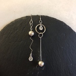 the silver / ピアス イヤリング ノンホール 樹脂