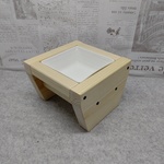 ★フードテーブルⅢ●角型食器台●小型犬○猫用●器付き★