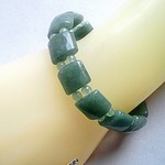🍀リラックスの石🍀インド翡翠（アベンチュリン） バングル