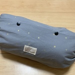【大きめサイズ】抱っこひも用収納カバー・リバーシブル　小さな星GY×ブラック