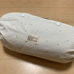 【大きめサイズ】抱っこひも用収納カバー・リバーシブル　小さな星WH×ブラック