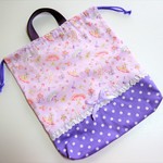 バレエチュチュのお着換え袋☆パープル☆