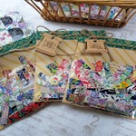 第５弾。数量限定、リバティ 布シール。