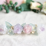 バラの花束バレッタ